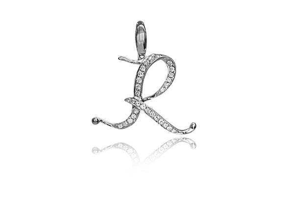 Diamond R Pendant / Charm